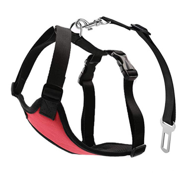 Color Dog Safety Vest Harness with Safety Belt